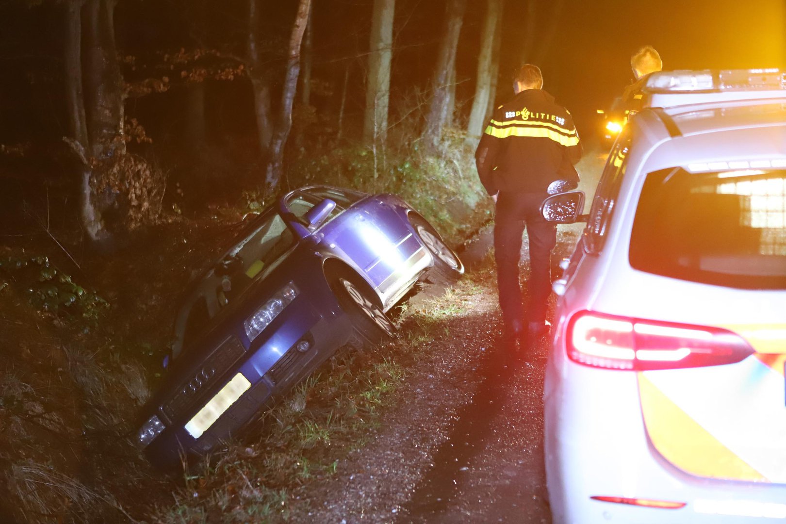 Bestuurder spoorloos verdwenen bij ongeval