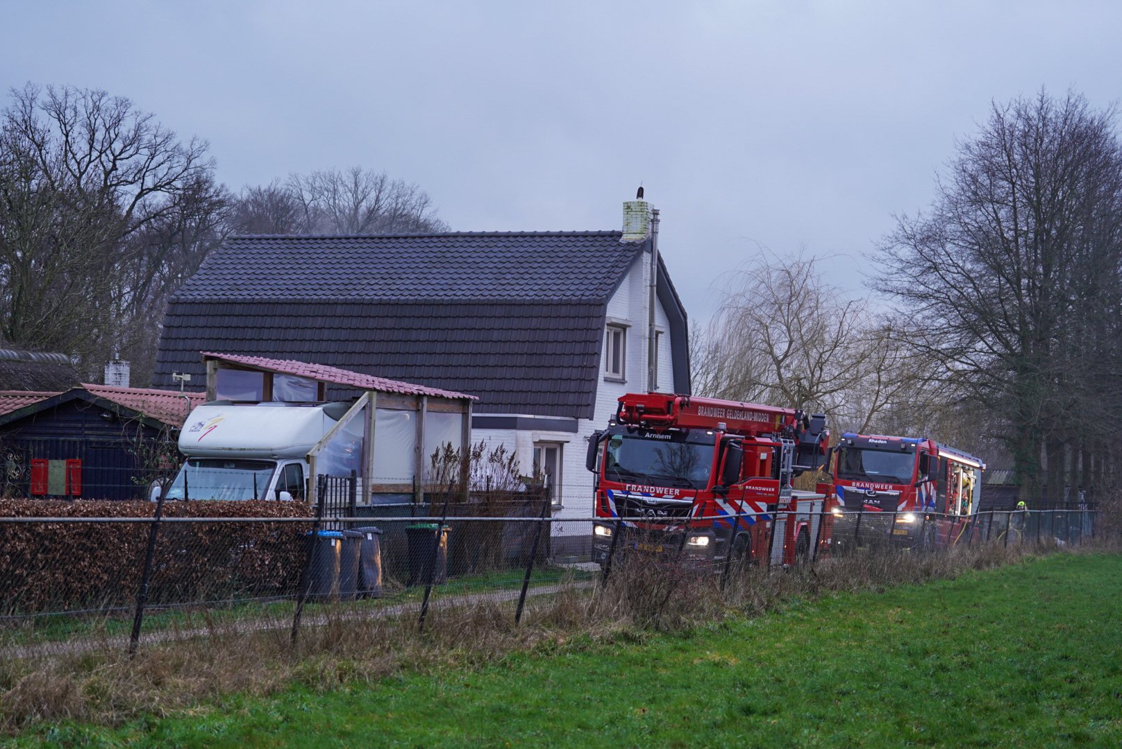 Makelaar ontdekt brand in woning in Rheden