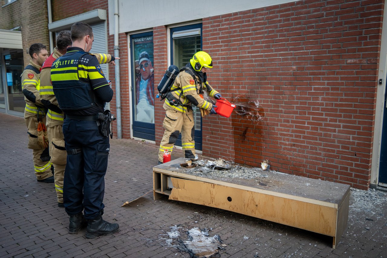Vier minderjarigen aangehouden voor brandstichting