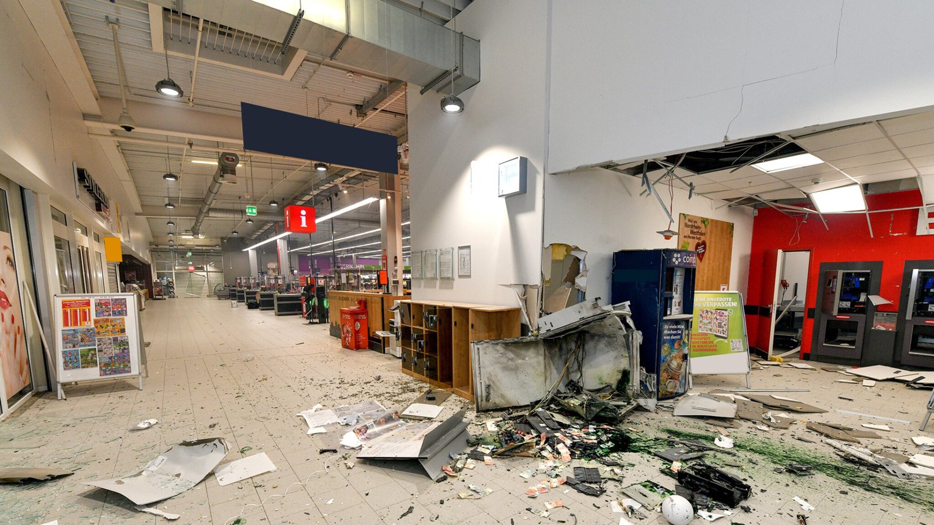 Vier jongeren opgepakt bij Babberich na plofkraak in Duitsland