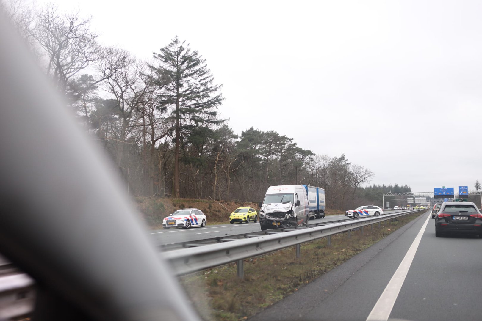 Snelweg richting Arnhem weer vrijgegeven na ongeval