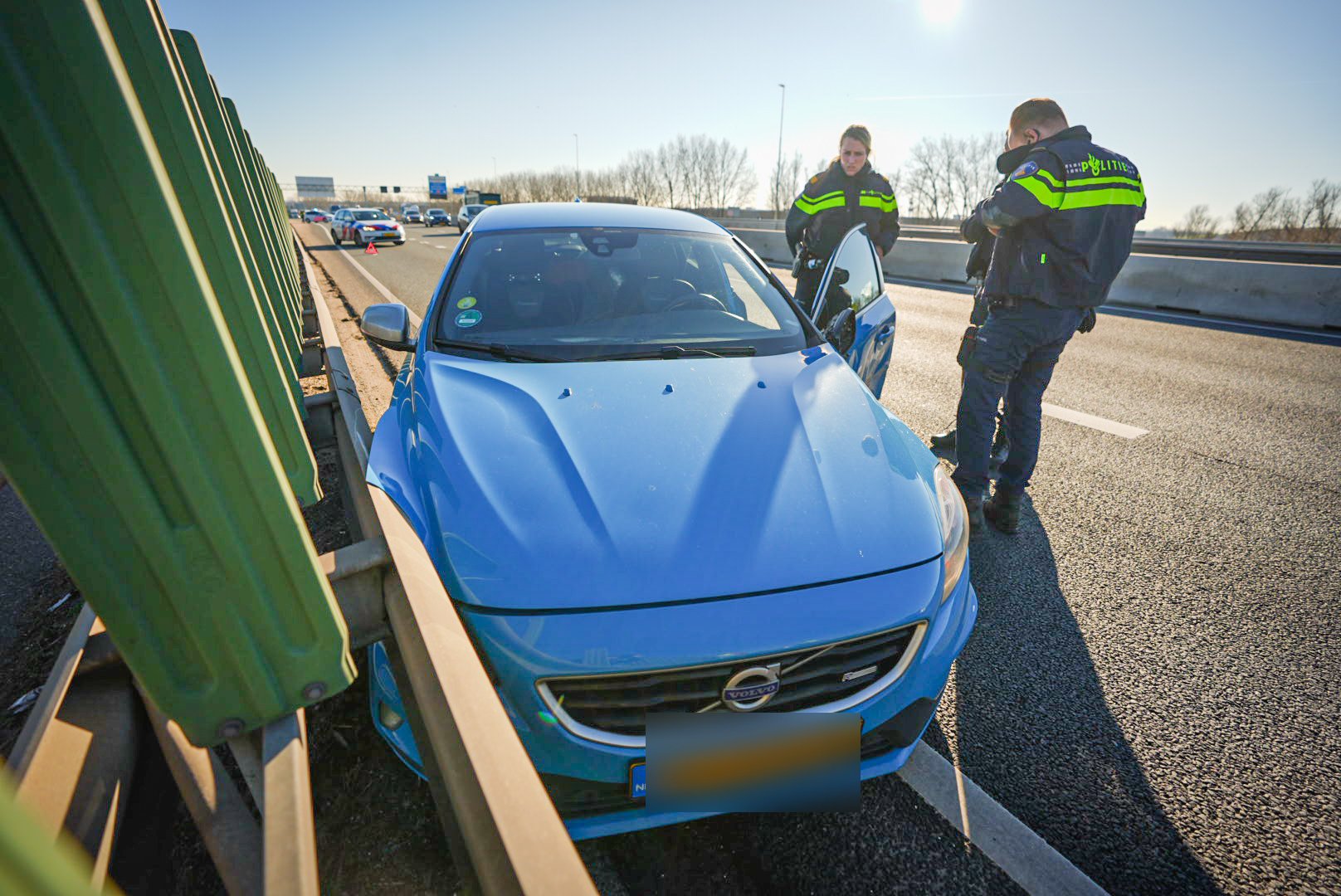 File op A12 door ongeval IJsselbrug
