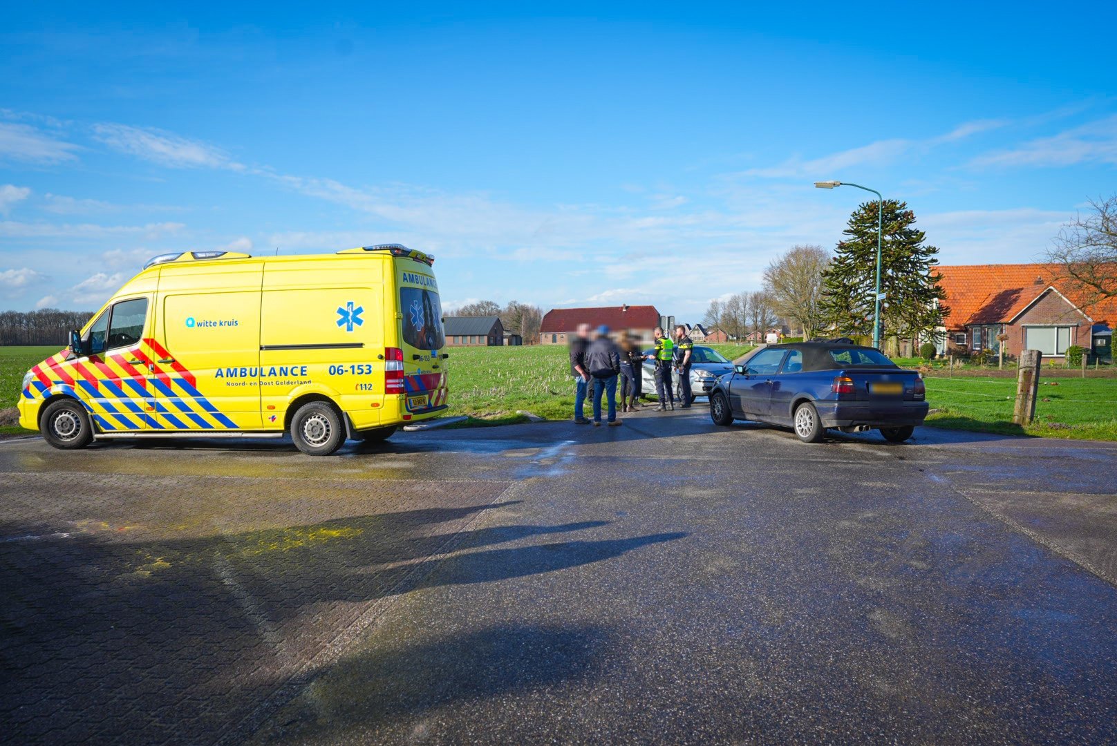 Gewonde bij ongeval op kruising