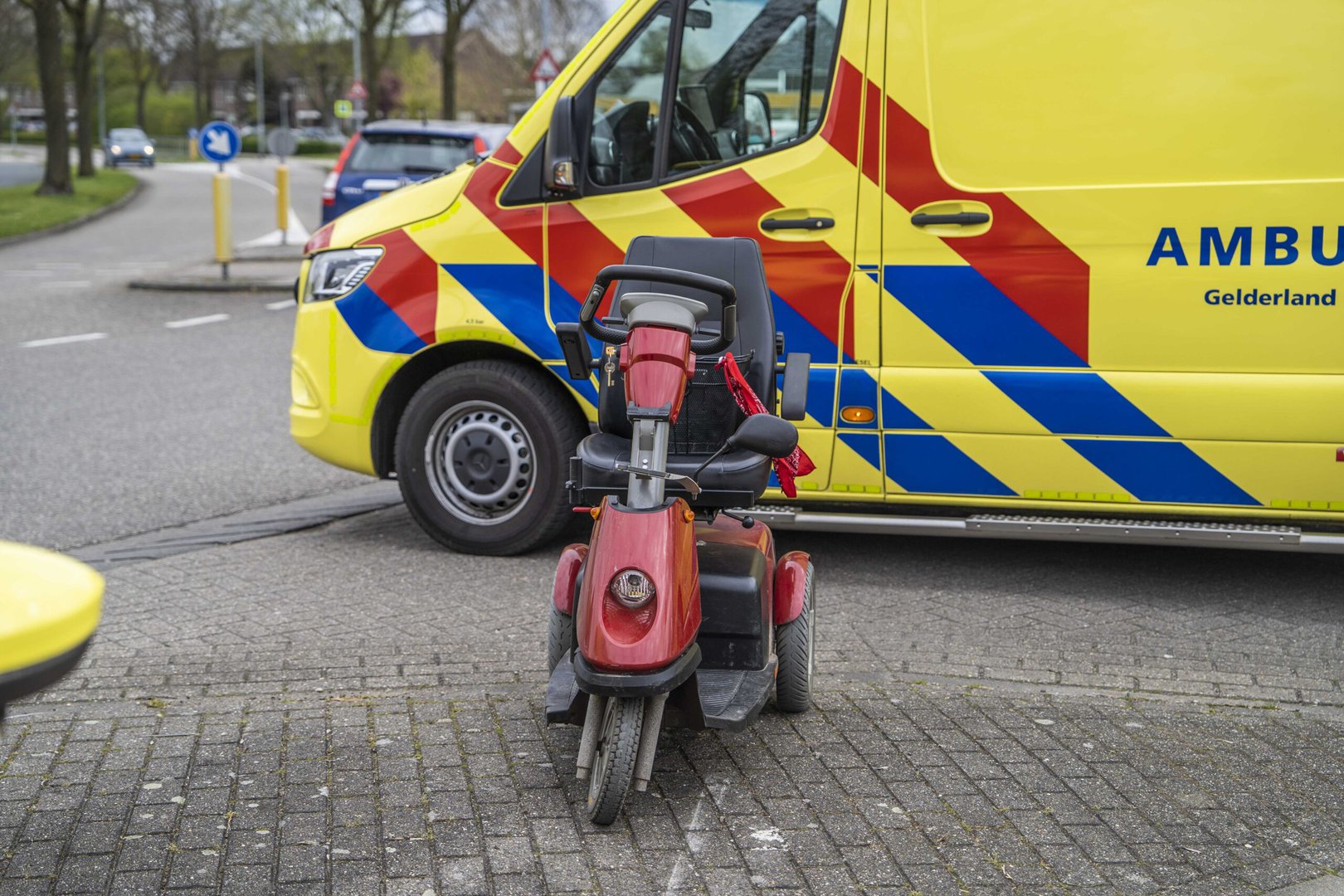 Gewonde bij aanrijding tussen auto en scootmobiel Westervoort