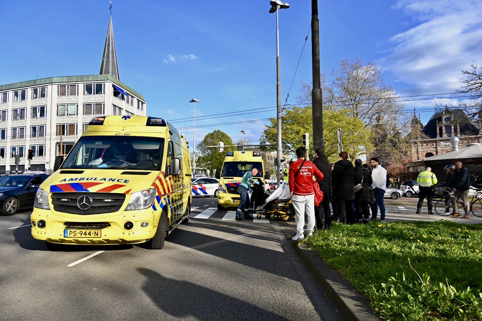 Verkeerschaos in centrum Arnhem na aanrijding