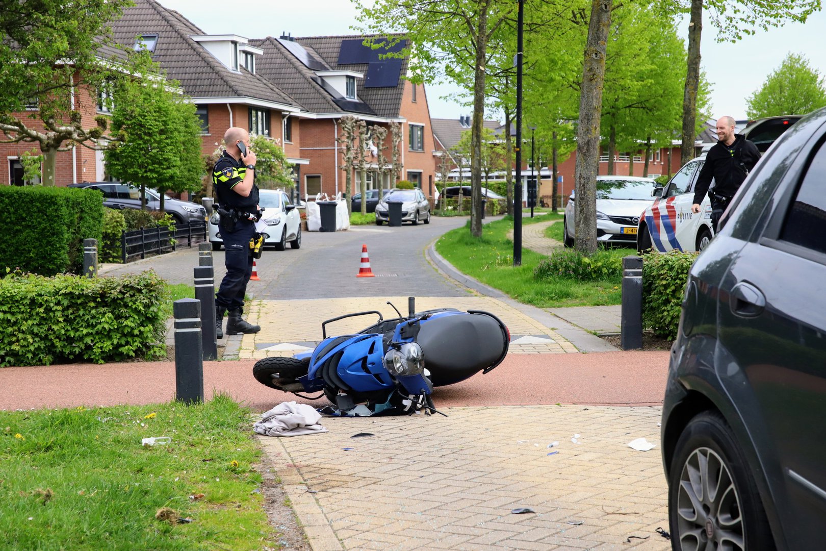 Scooterrijder gewond na aanrijding met automobilist