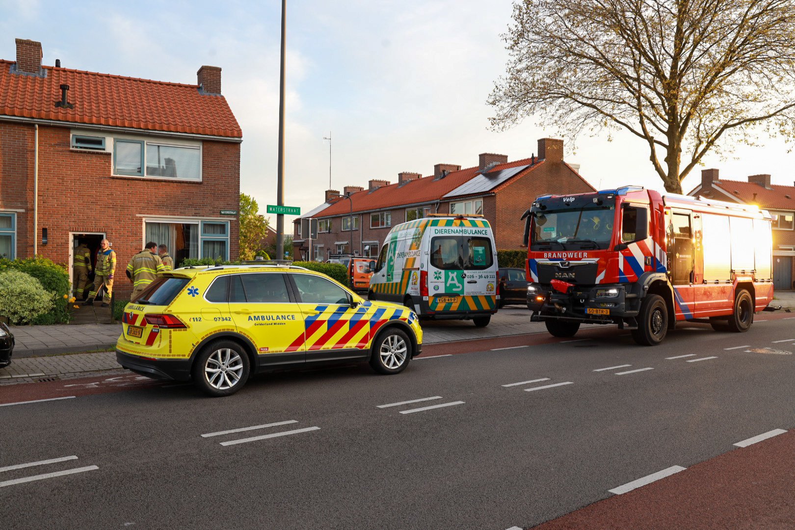 Hond raakt ernstig gewond nadat hij vast komt te zitten tussen traplift