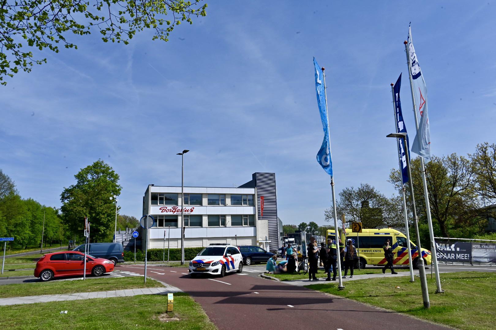 Weer een ongeval op berucht fietspad, manager tankstation is er helemaal klaar mee