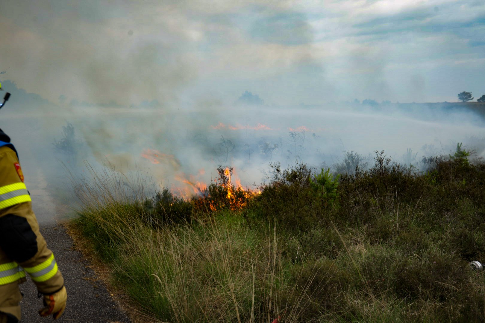 Twee natuurbranden snel geblust