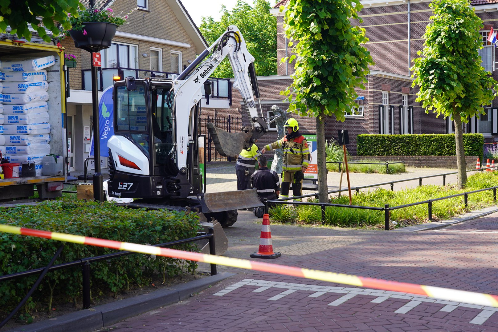 Brandweer rukt uit voor gaslek en explosiegevaar