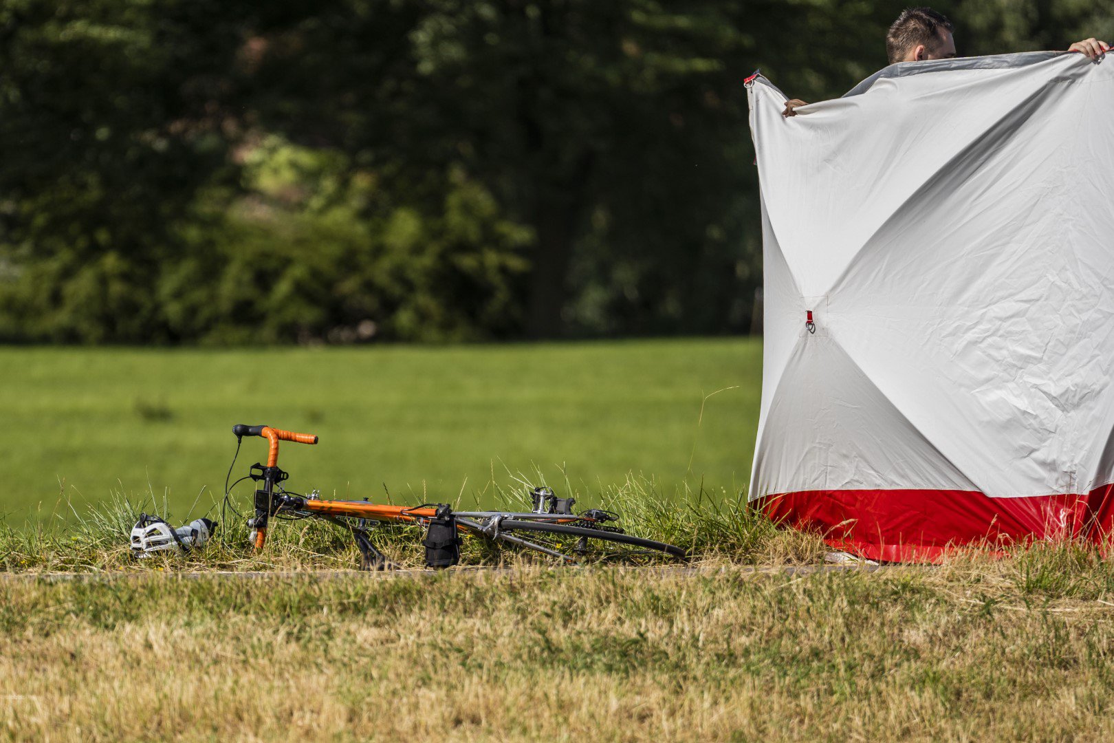 Wielrenner gereanimeerd op fietspad