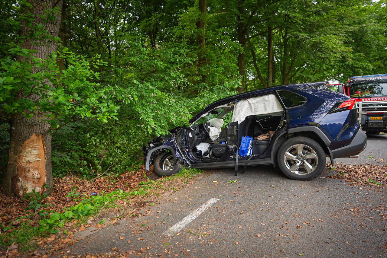 Twee gewonden bij ongeval Harderwijkerweg in Laag-Soeren