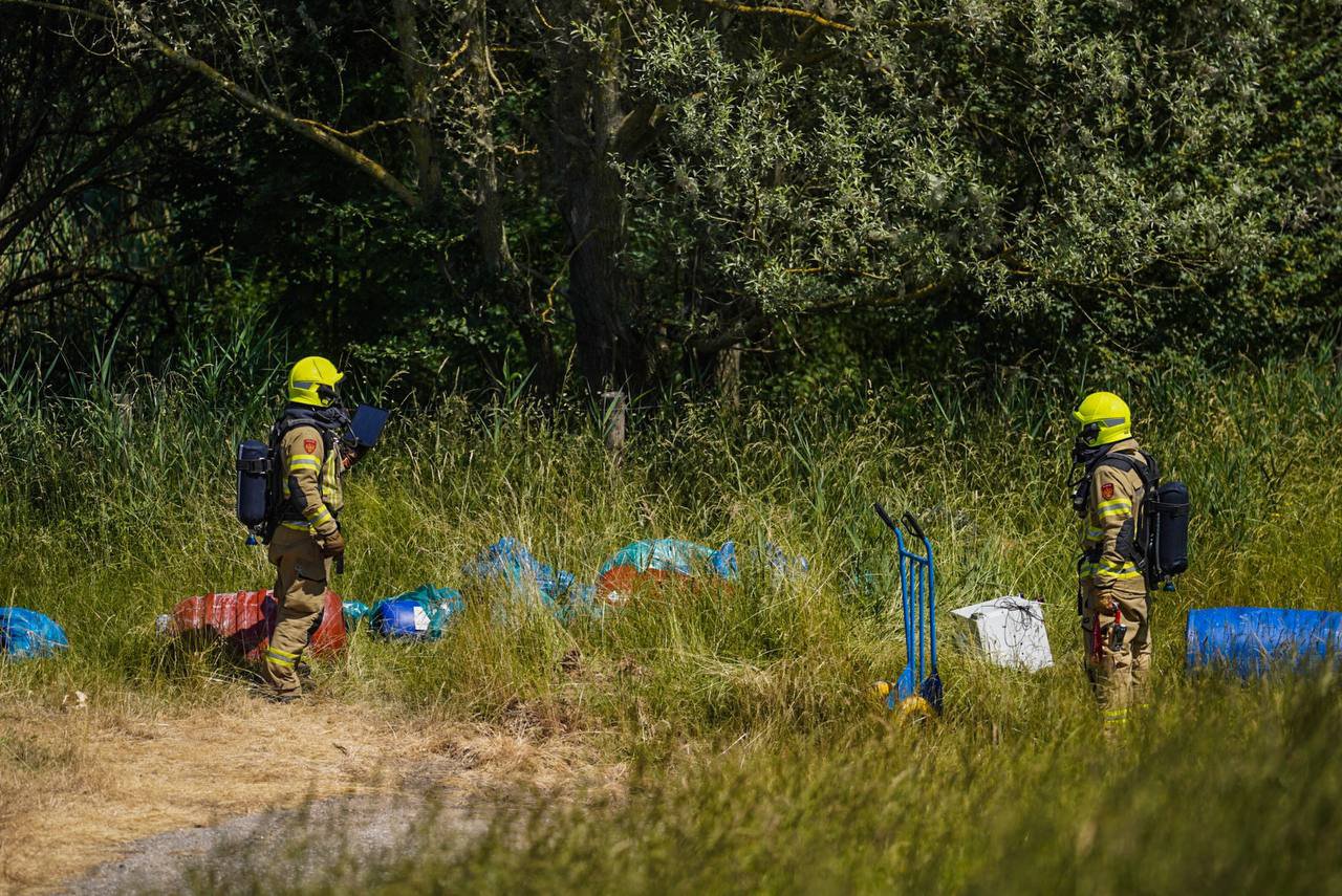 Weer vaten aangetroffen op de Drielsedijk in Arnhem