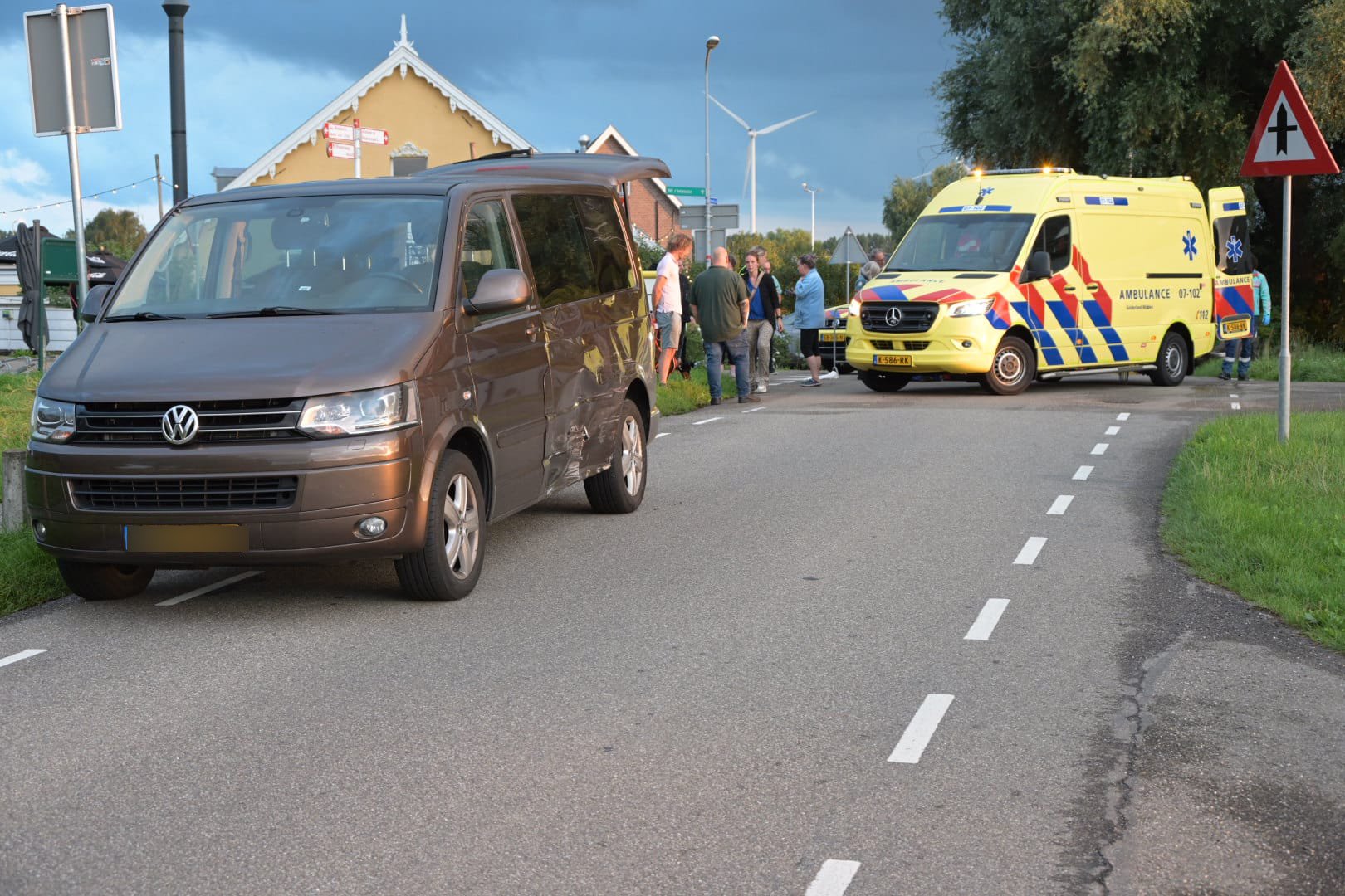 Brommerrijder raakt gewond bij ongeval