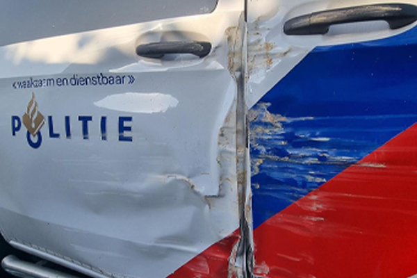 Schades na wilde achtervolging in Nijmegen