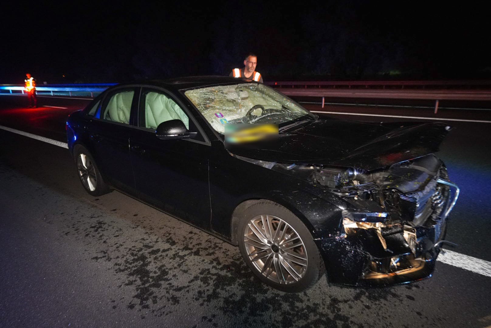 Damhert aangereden op A348 door automobilist