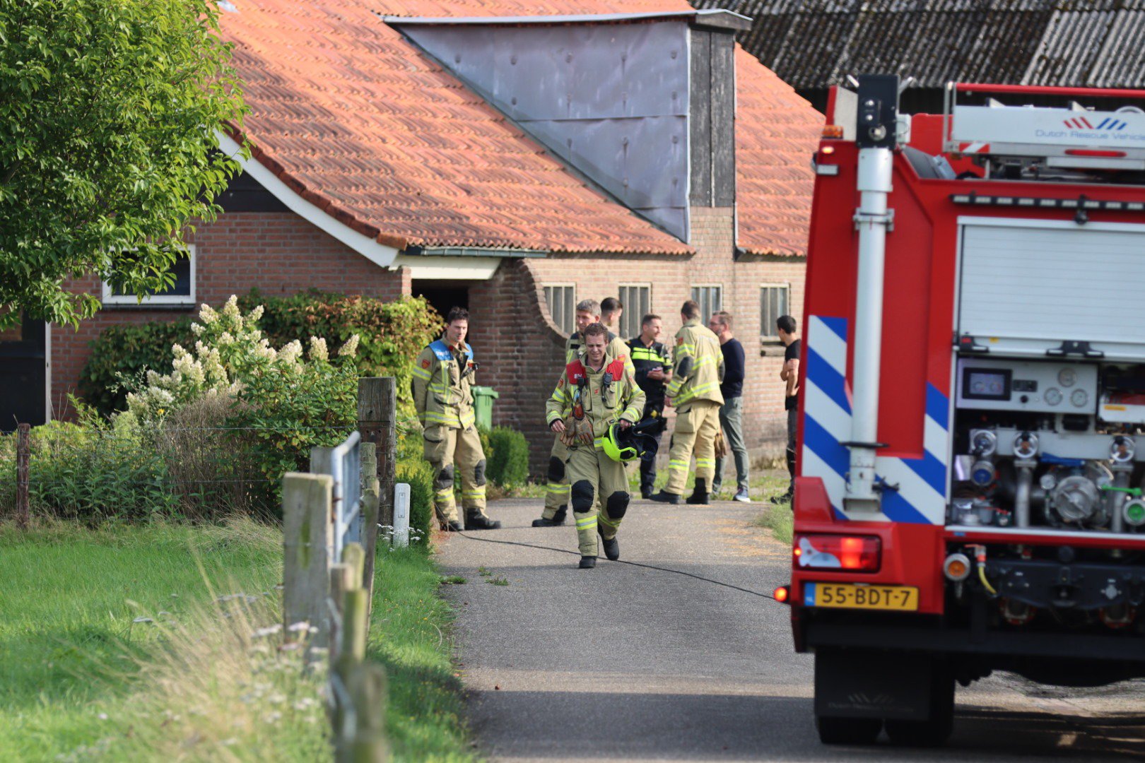 Gaslek ontstaan door inbraak