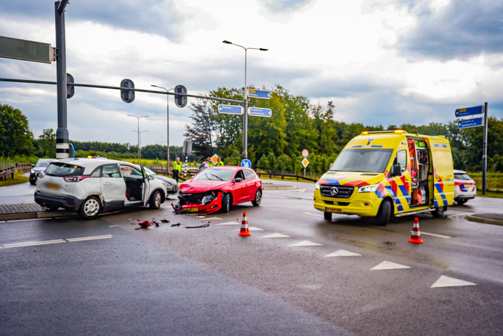 Ongeval op kruising bij Dieren