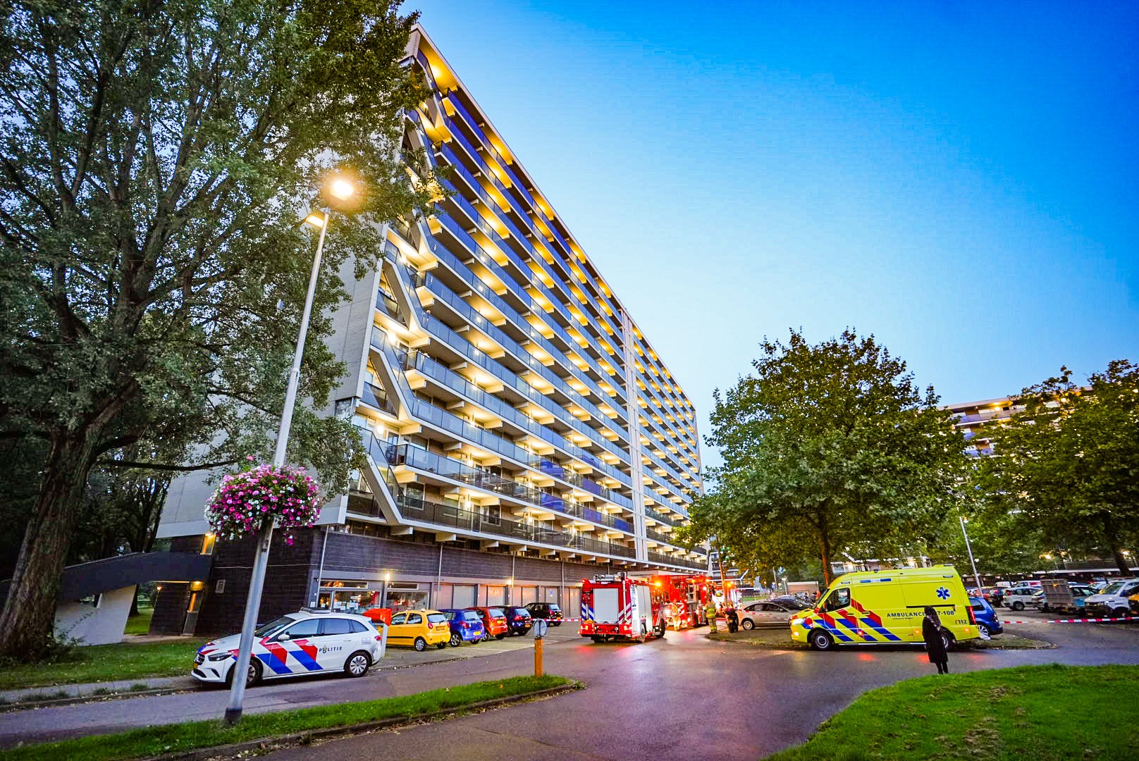 Flatbrand in Arnhem, woningen ontruimd