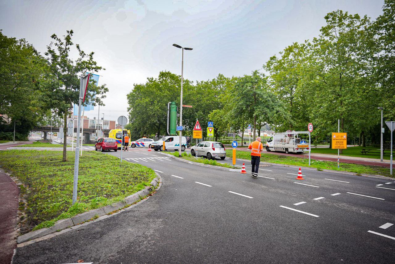 Aanrijding op splinternieuwe oversteekplaats in Arnhem