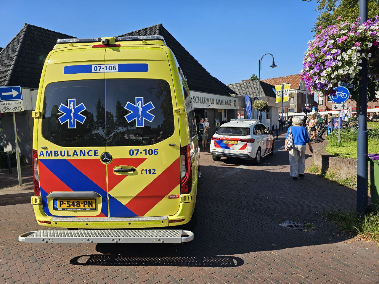 Jongen breekt arm na val van fiets