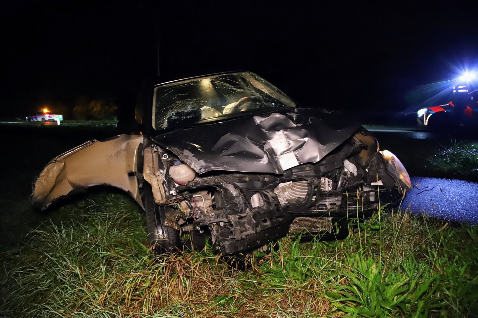 Automobilist vlucht na crash