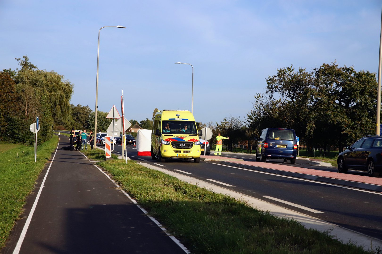 Motorrijder (78) overleden bij eenzijdig ongeval
