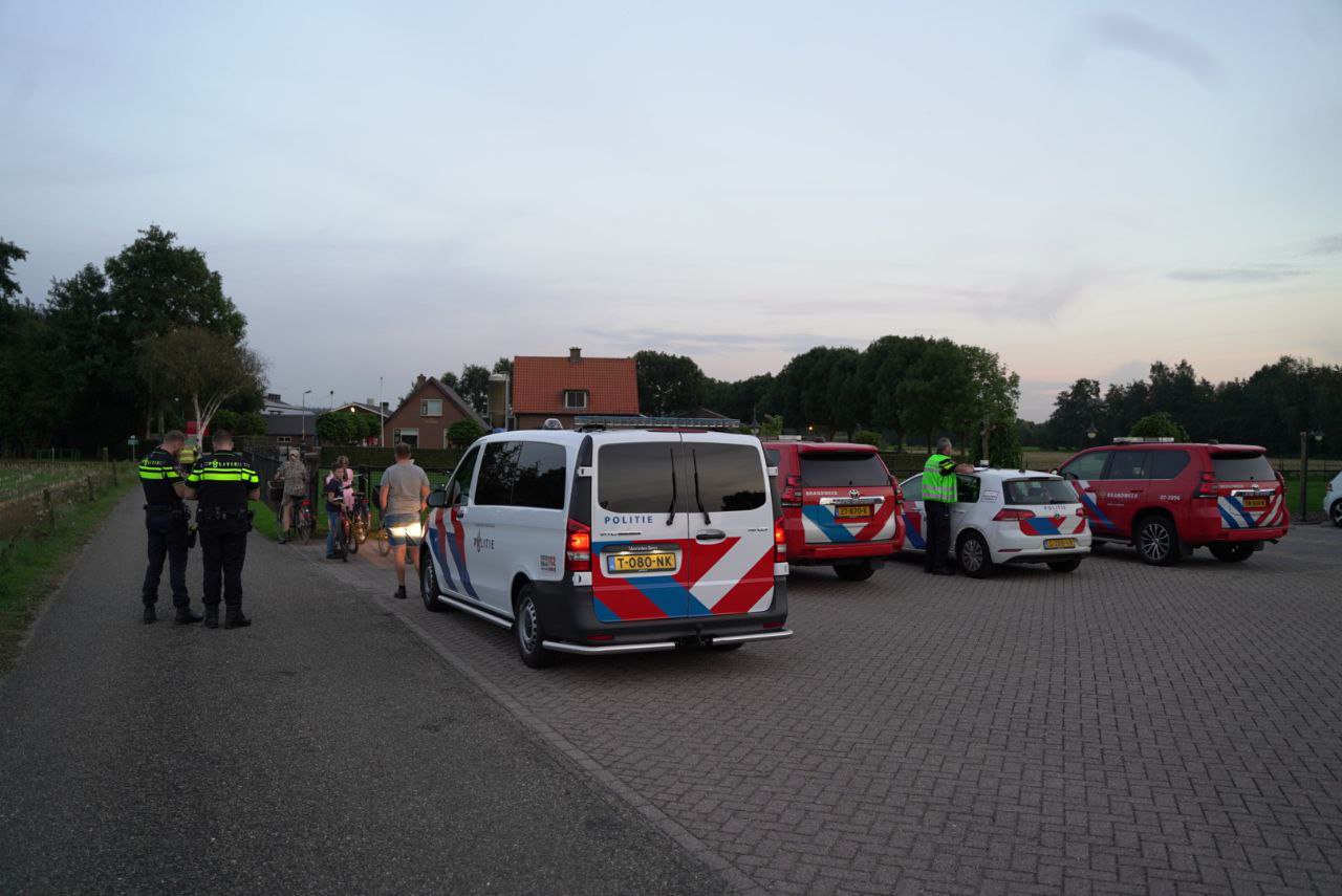 Gas vrijgekomen bij boerderij in Lunteren