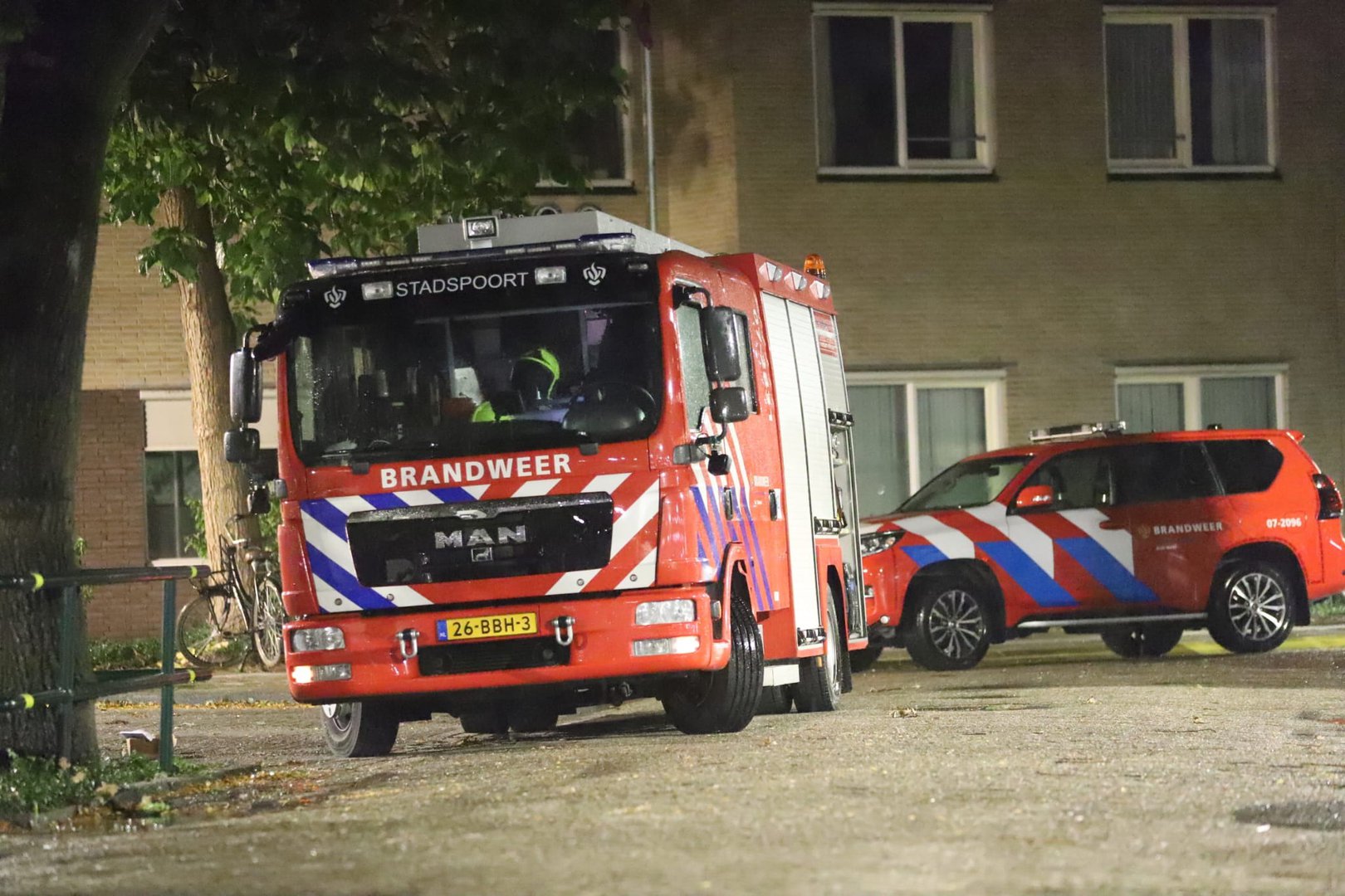 Brand veroorzaakt door explosie van laptop accu