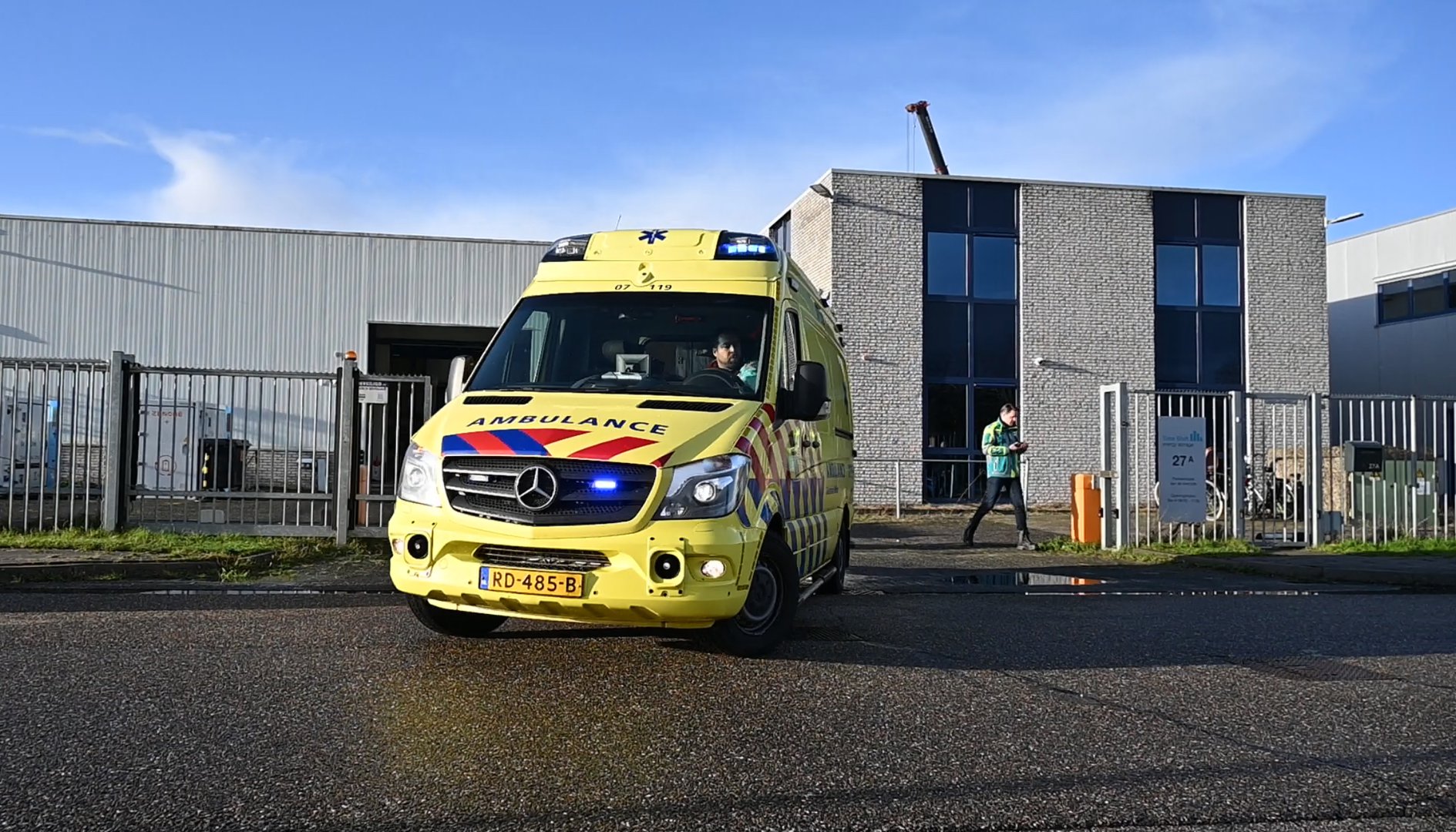 Zwaargewonde na bedrijfsongeval