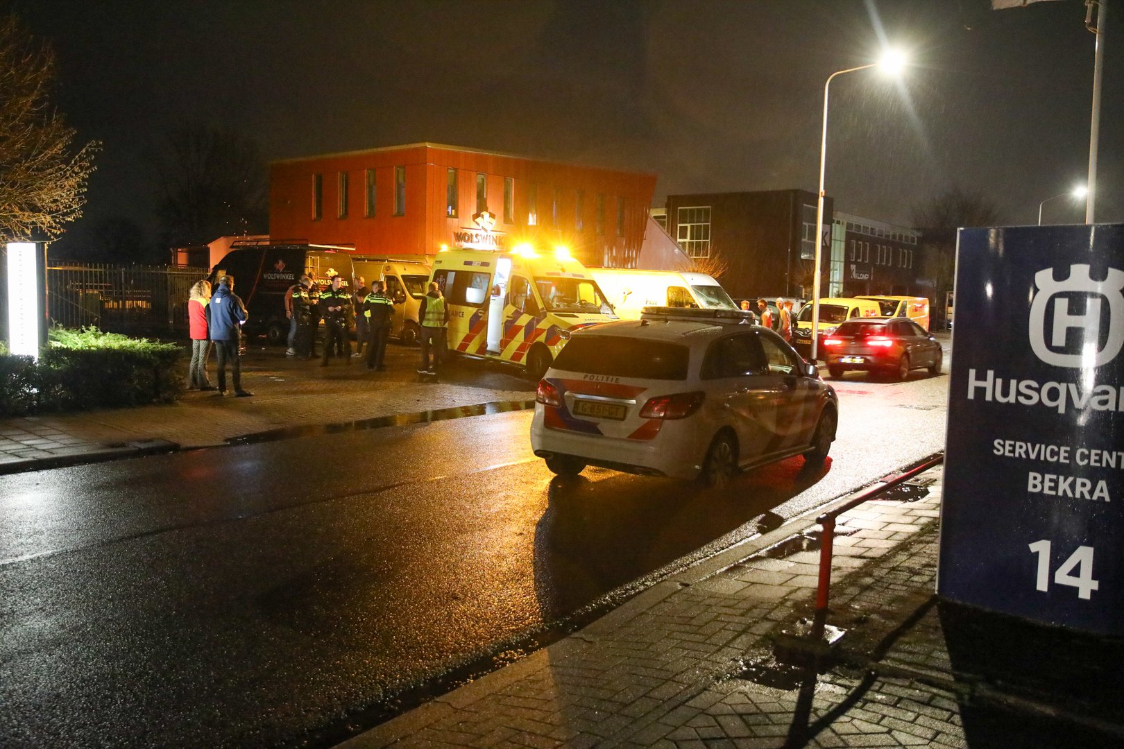 Man gewond door steekvlam