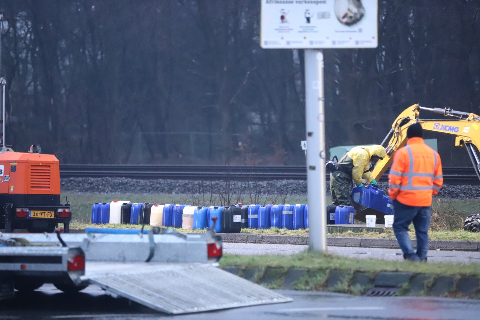 Grote hoeveelheid drugsafval gedumpt