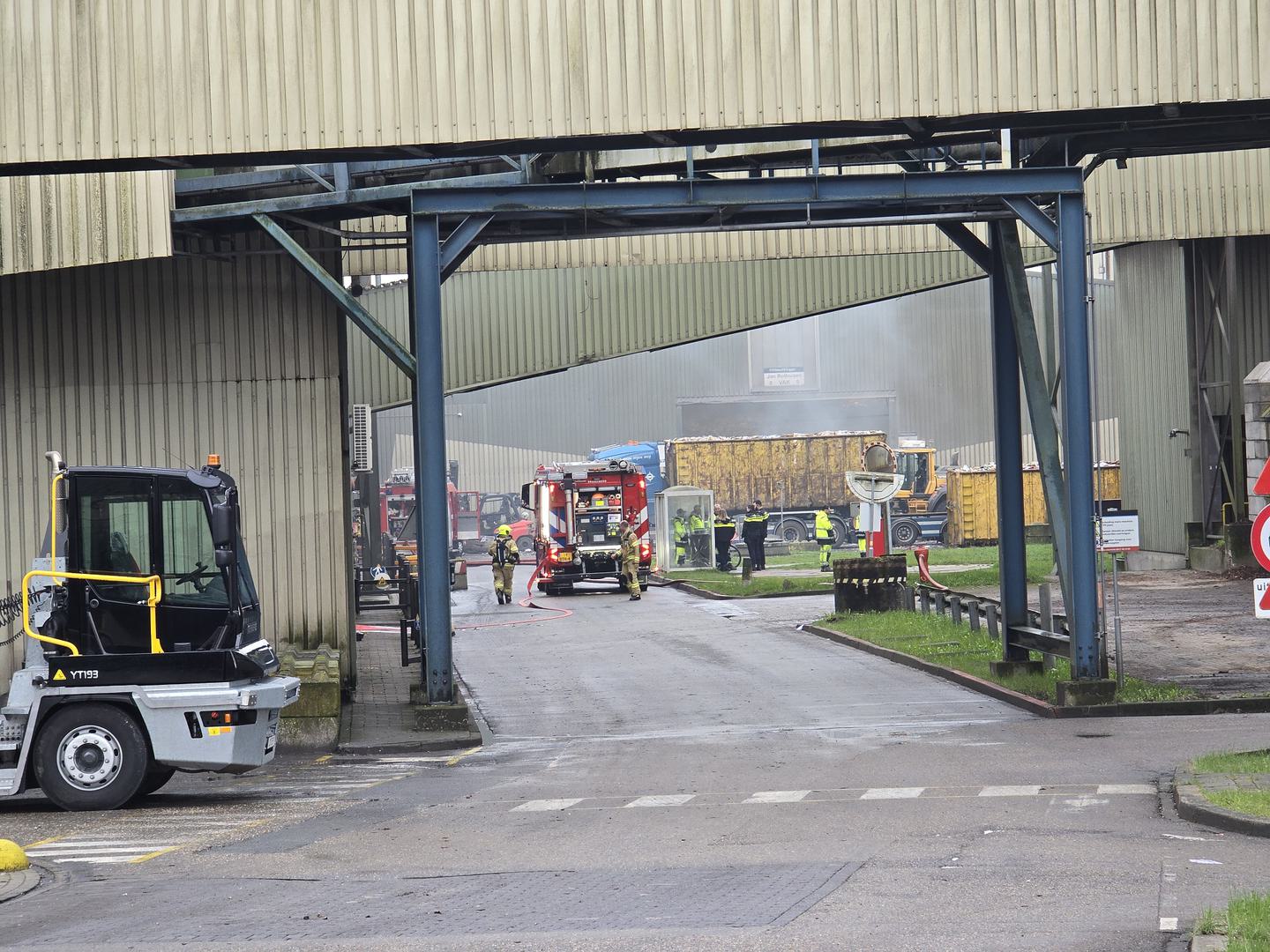 Brand bij papierfabriek Parenco