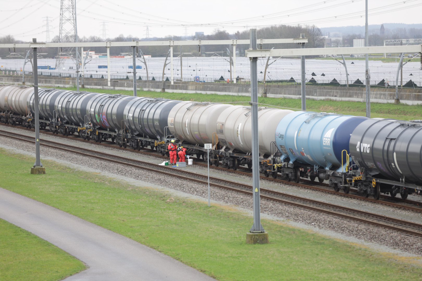 Lekkage ketelwagon nabij Betuweroute