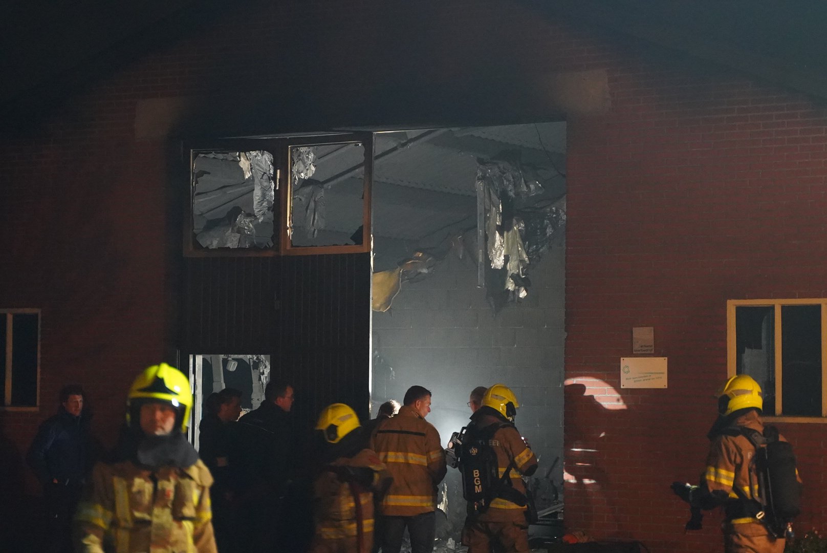 Veel schade door brand in loods
