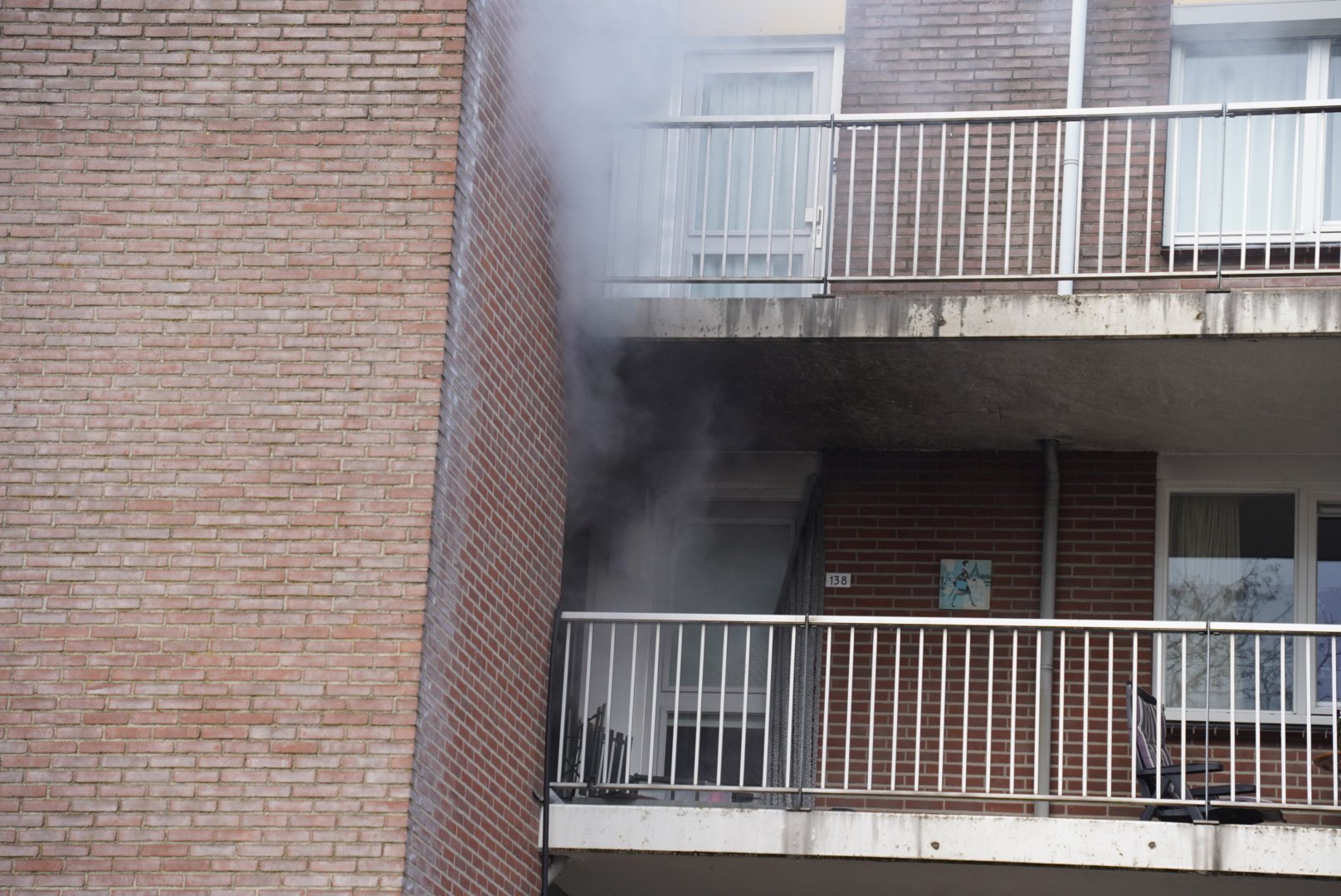 Appartementencomplex ontruimd na brand