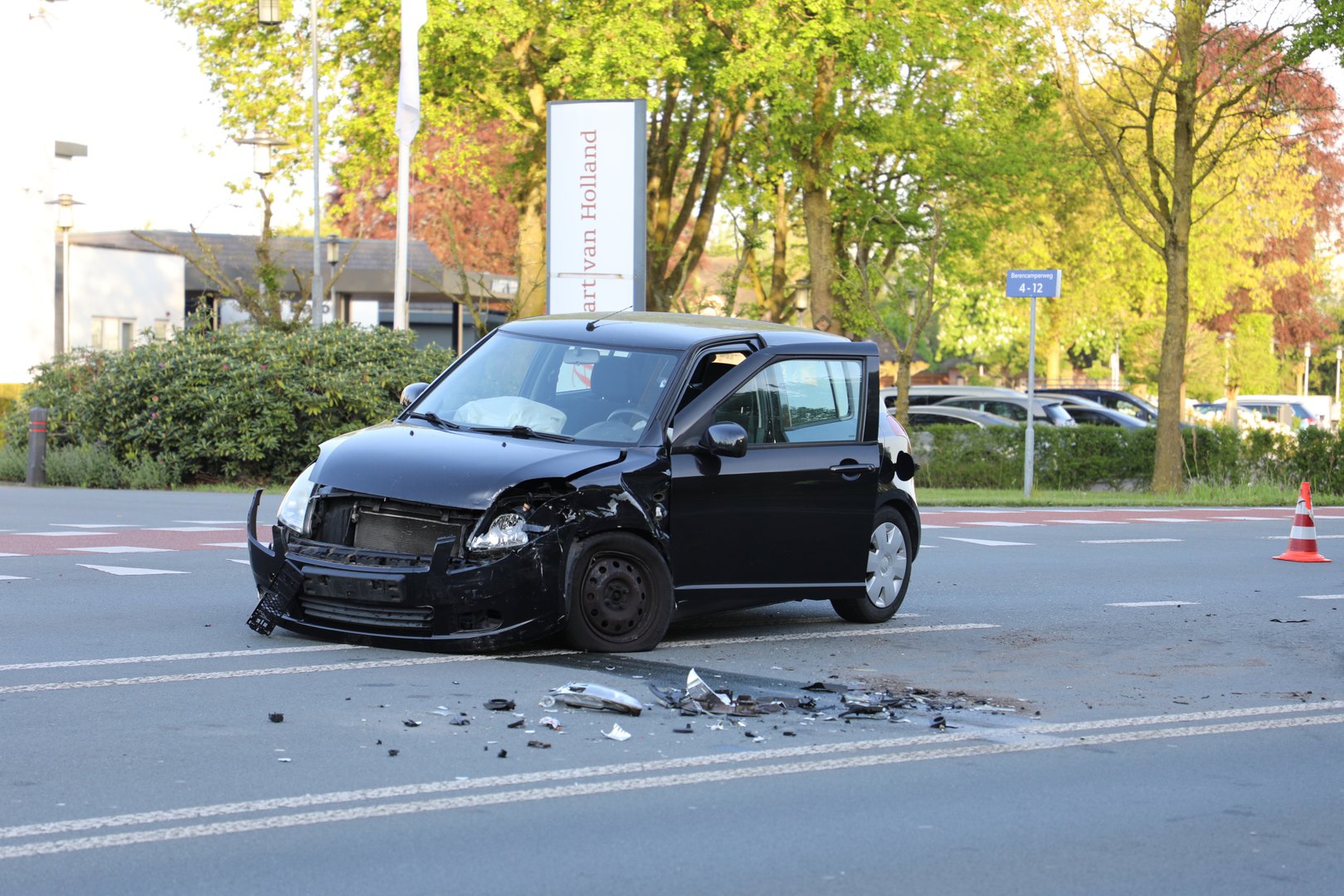 Auto’s botsen door voorrangsfout