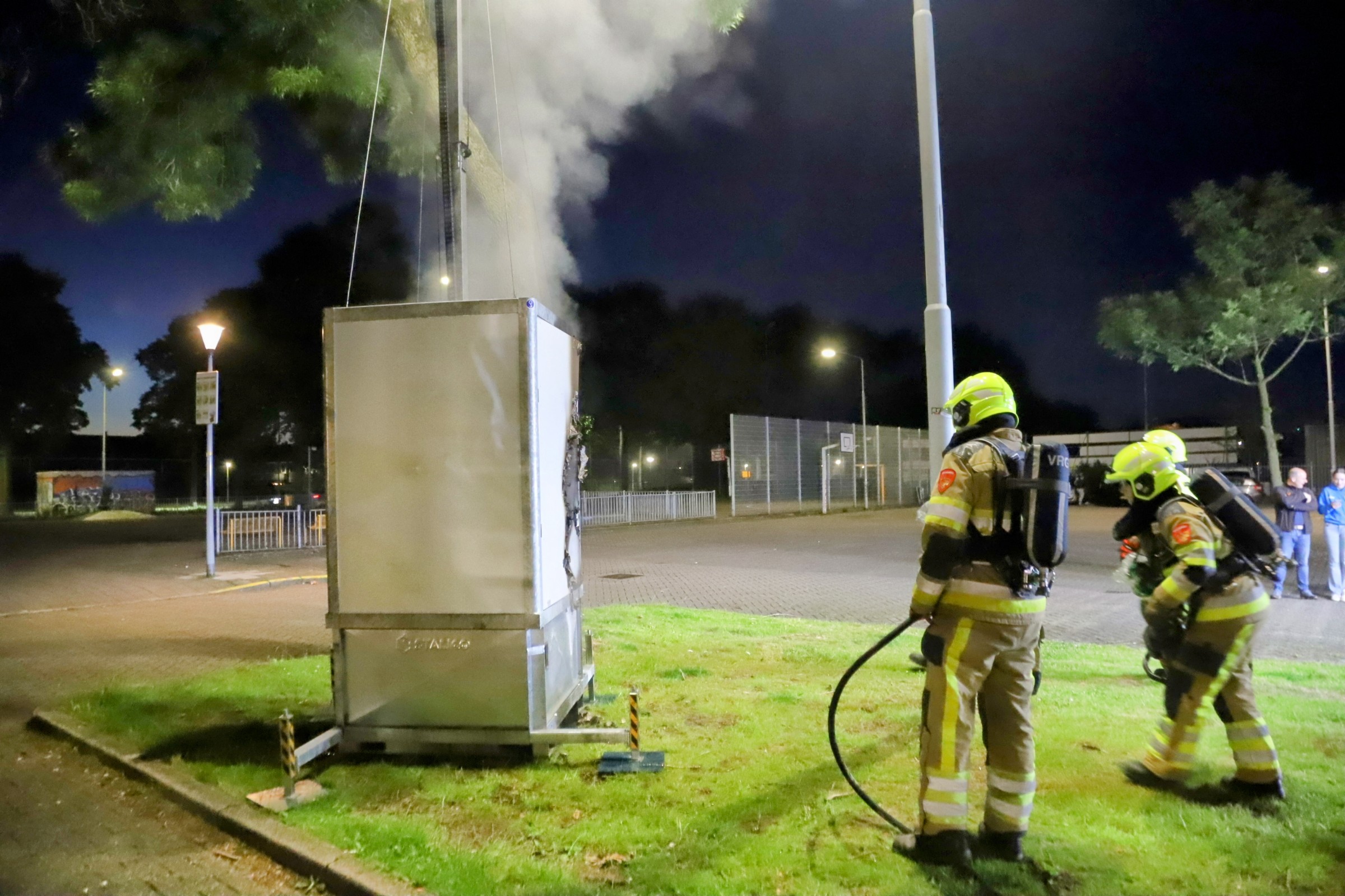 Mobiele camera binnen één dag door brand verwoest