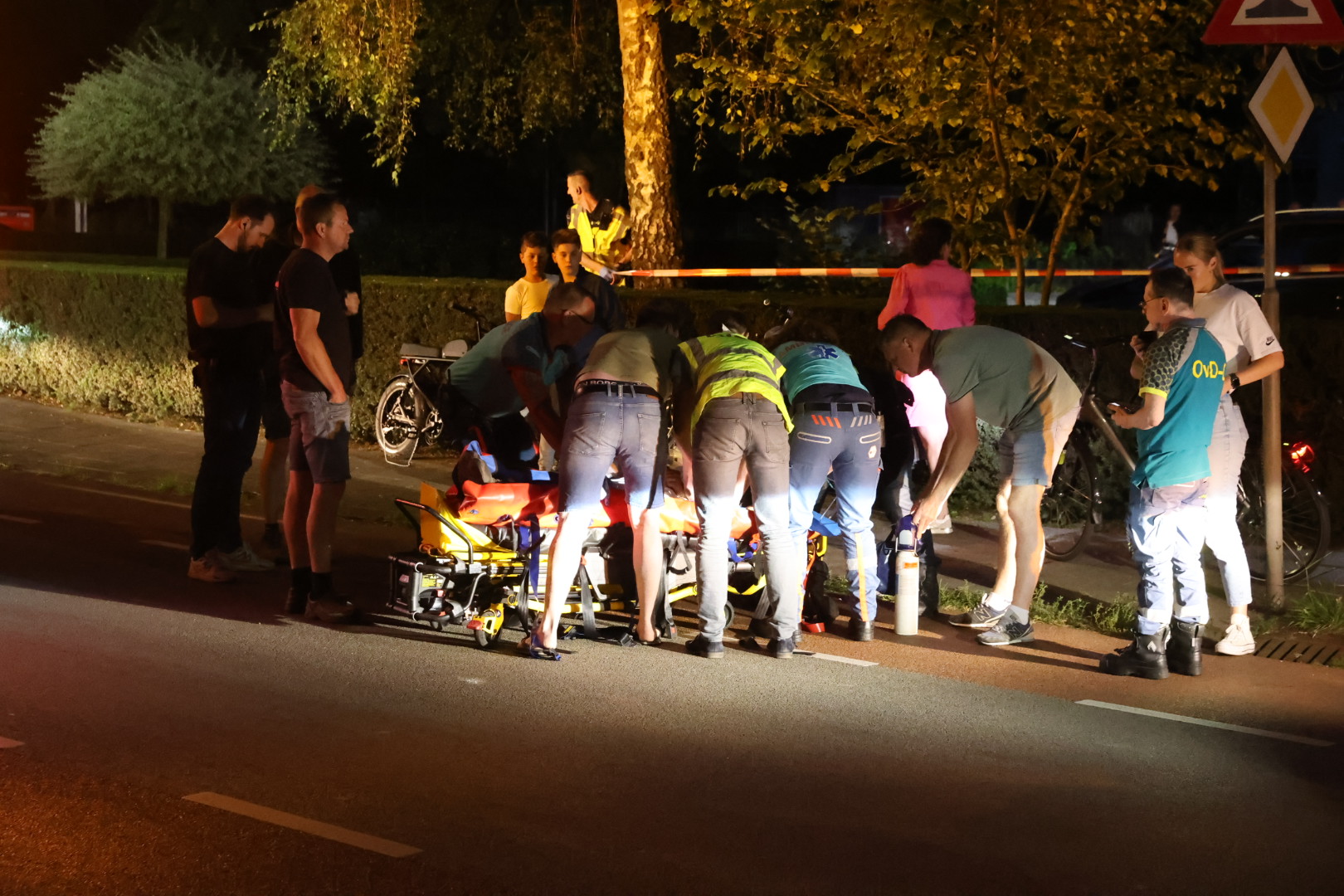 Zwaargewonde na ongeval met fatbike: traumahelikopter geland