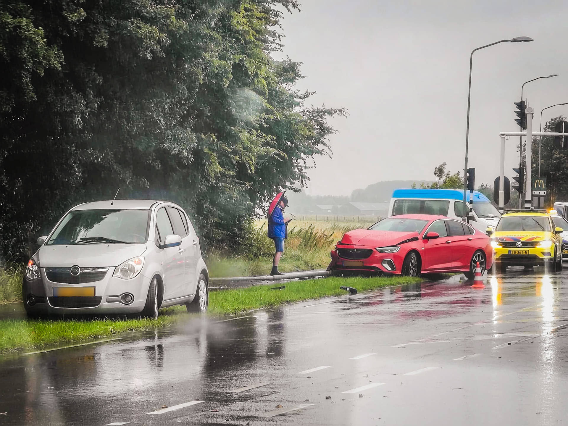 Veel schade na ongeval Westervoort