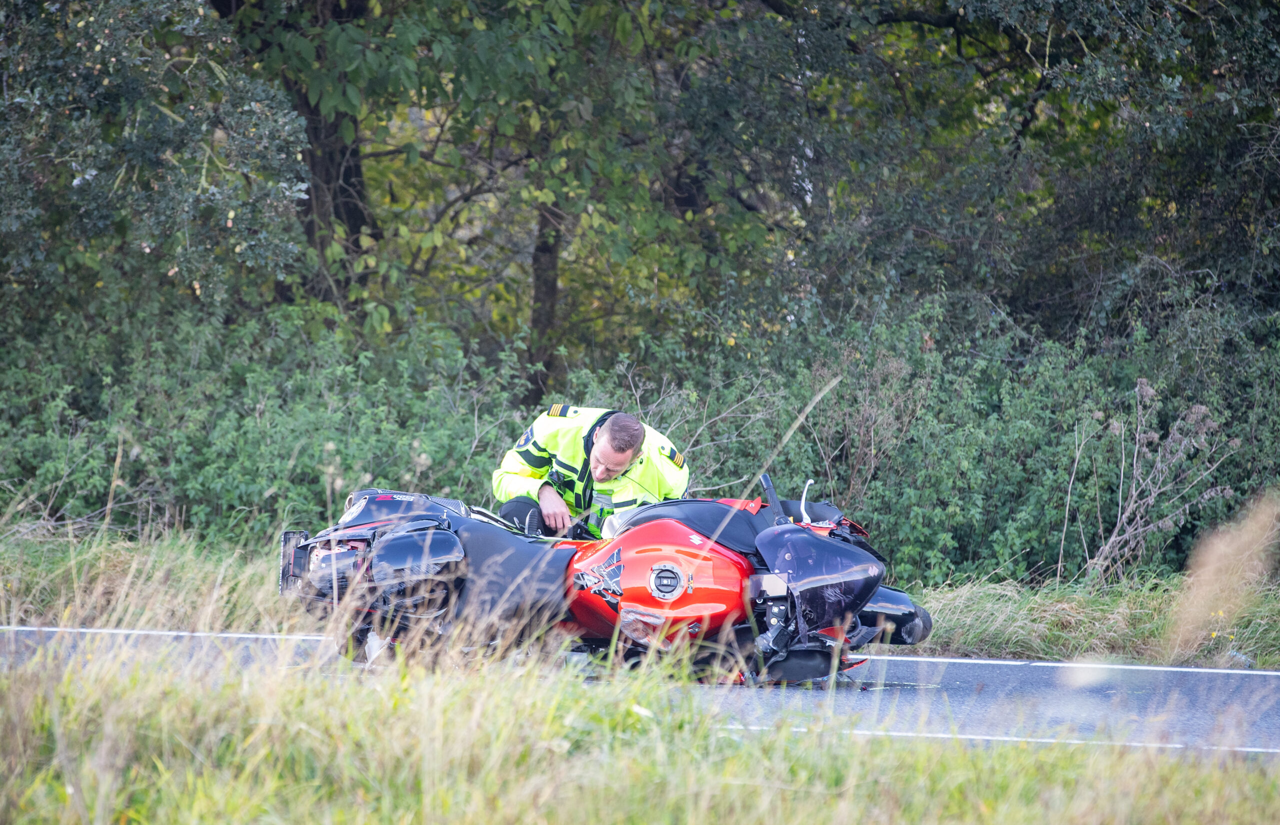 Motorrijder overleden door ongeluk op snelweg