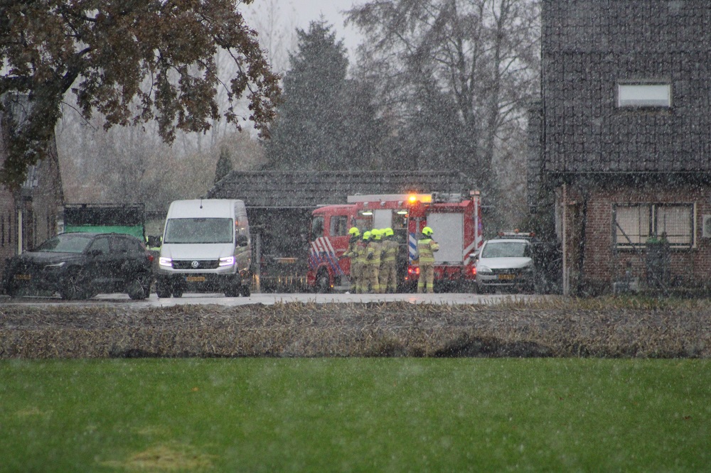 Twee koeien omgekomen door brand in stal