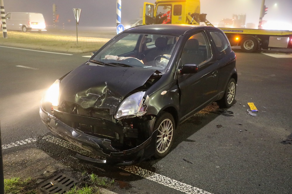 Veel vertraging door ongeval, één lichtgewonde