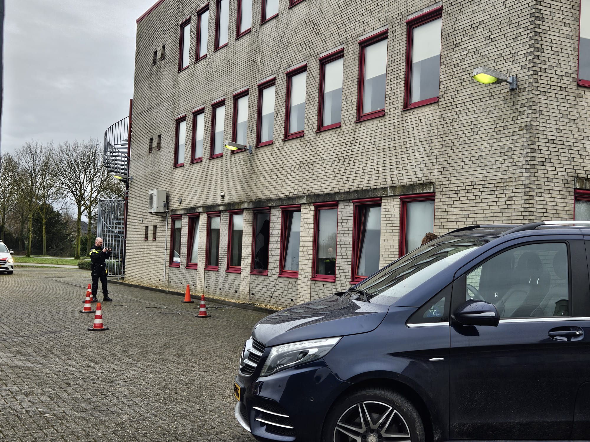 Brand bij toekomstige AZC in Beuningen