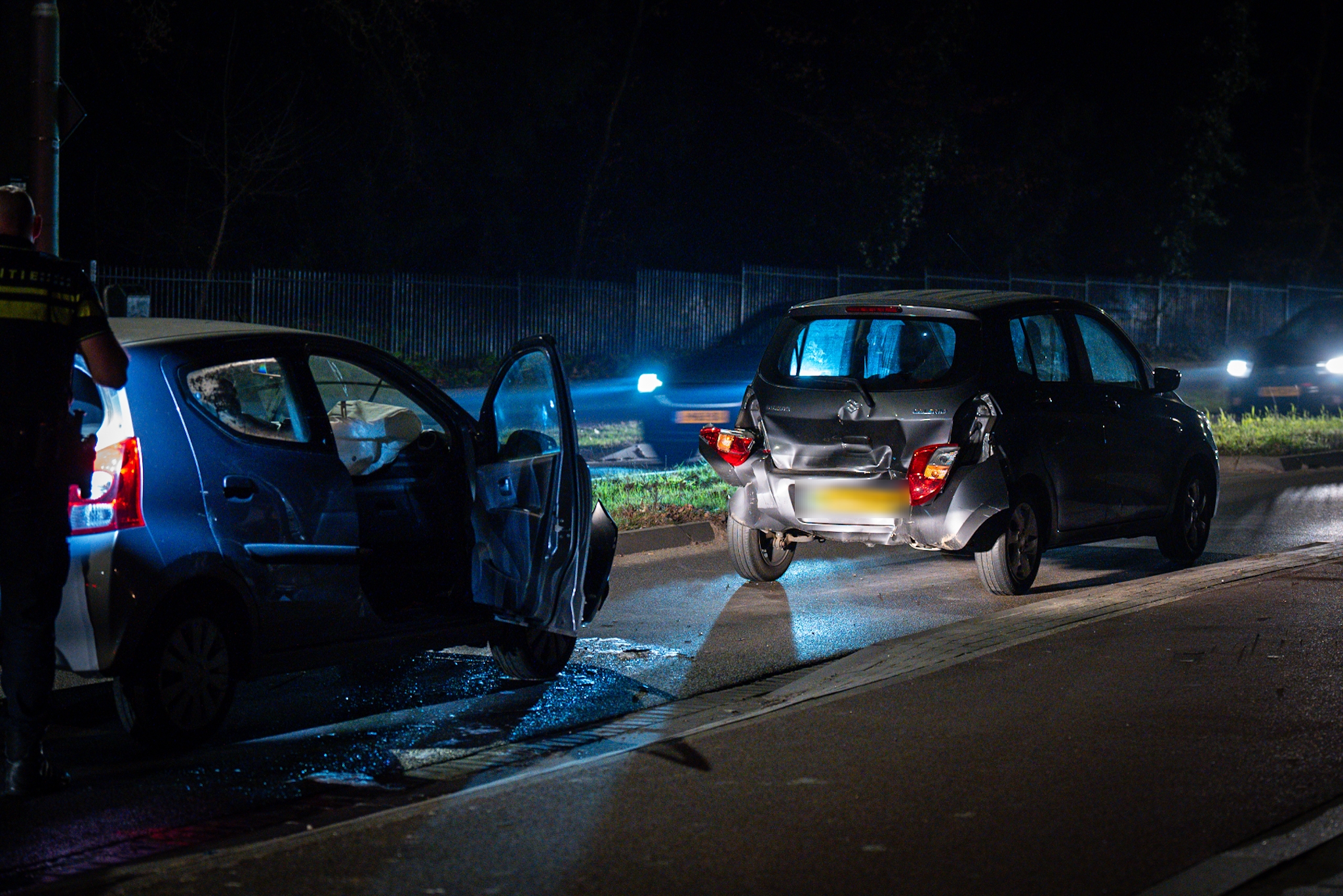 Kop-staart botsing op Apeldoornseweg Arnhem
