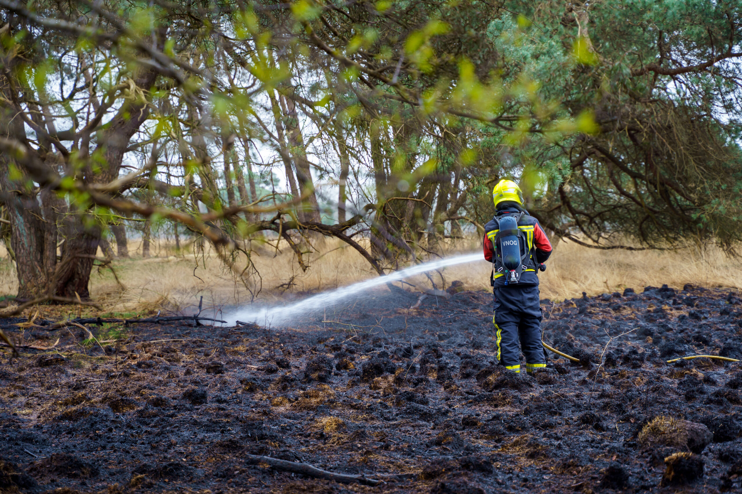 Heidebrand snel onder controle