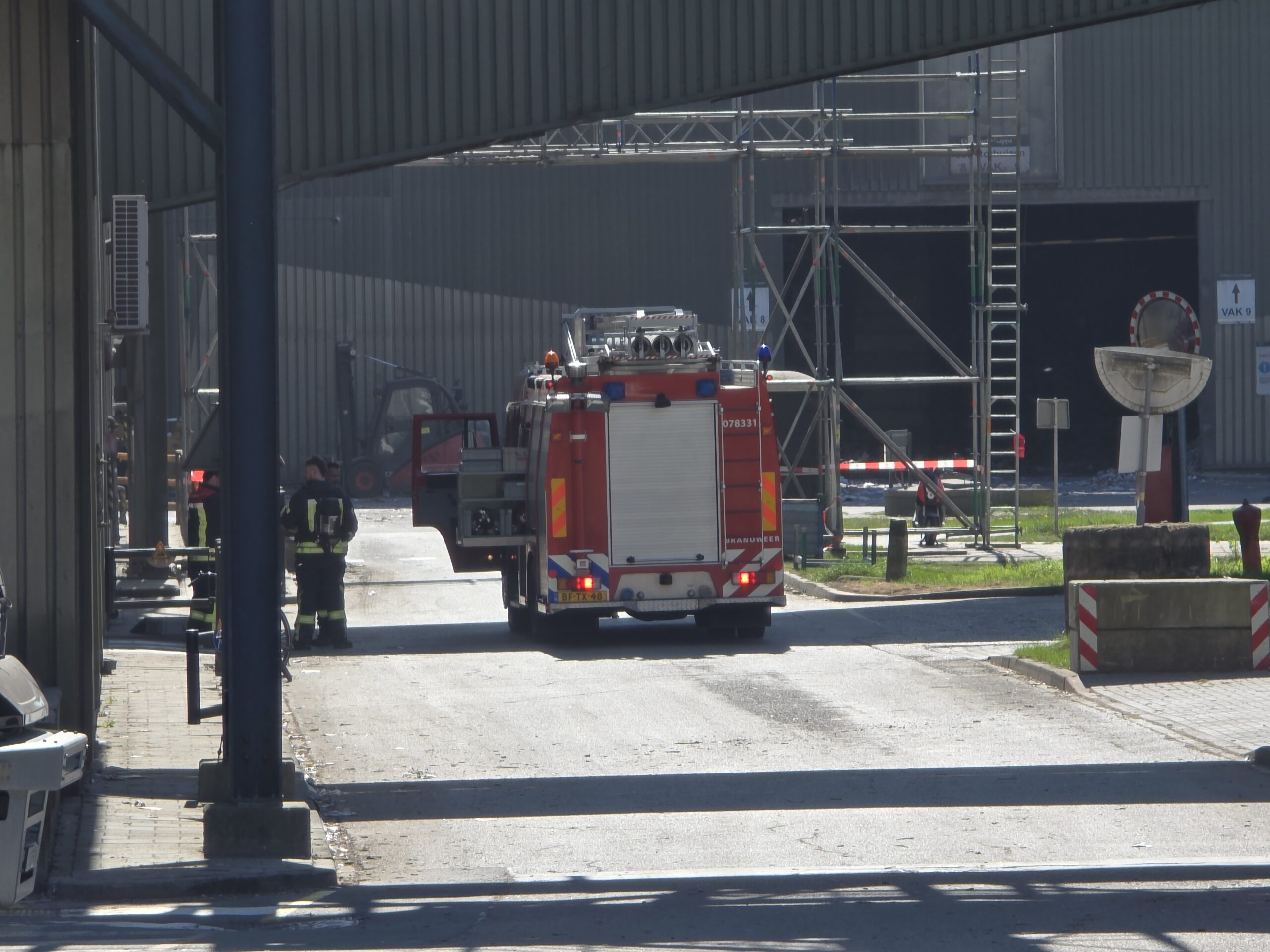 Kleine brand in hal van papierfabriek