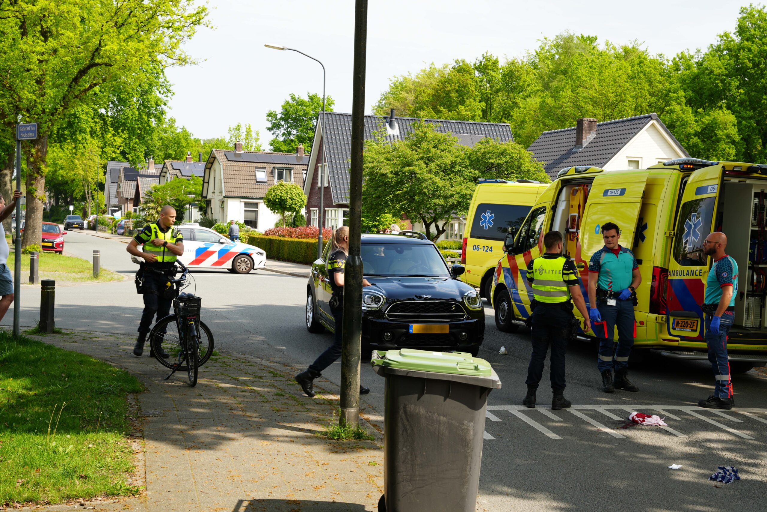 Fietser gewond na aanrijding met auto