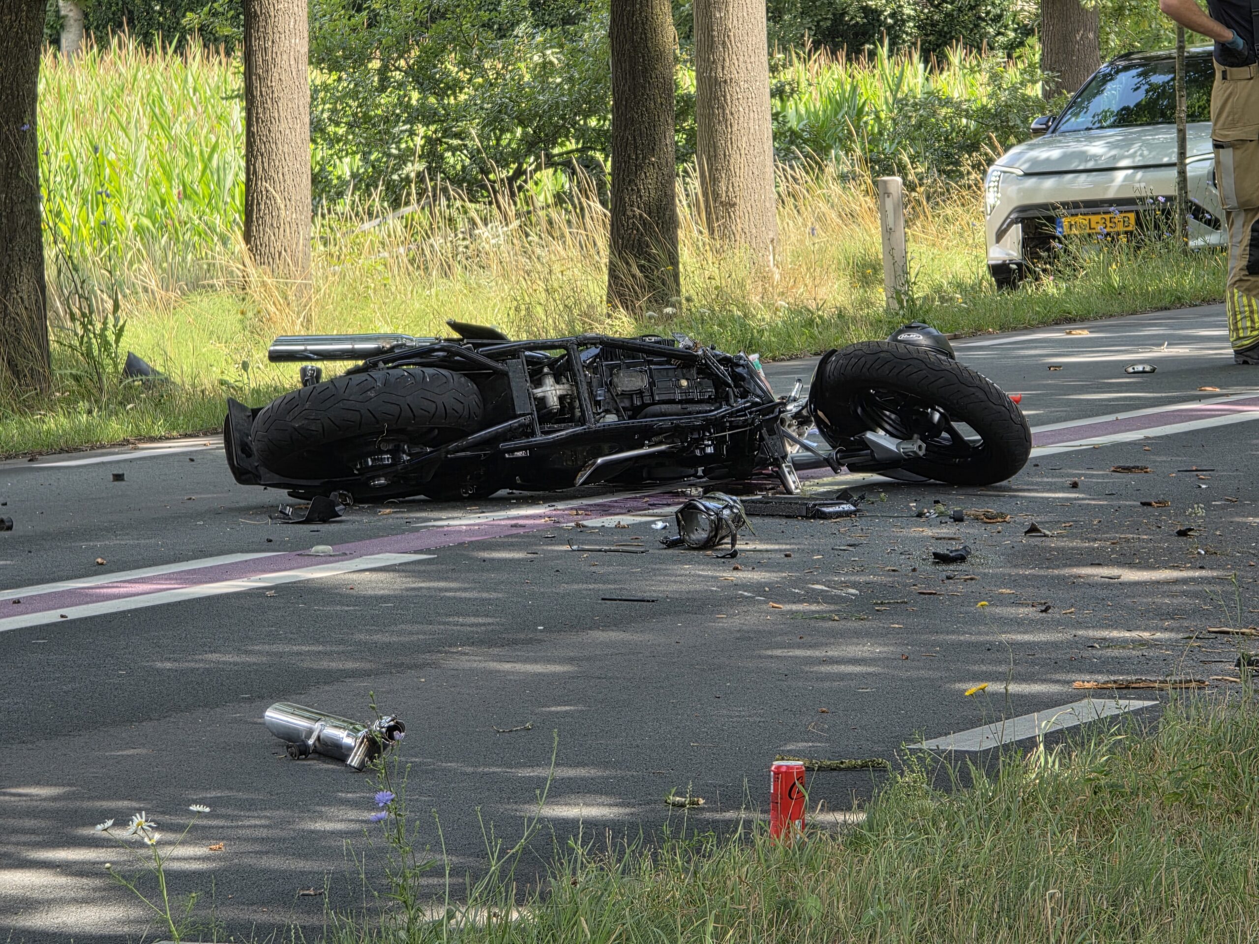 Motorrijder overleden bij ongeluk