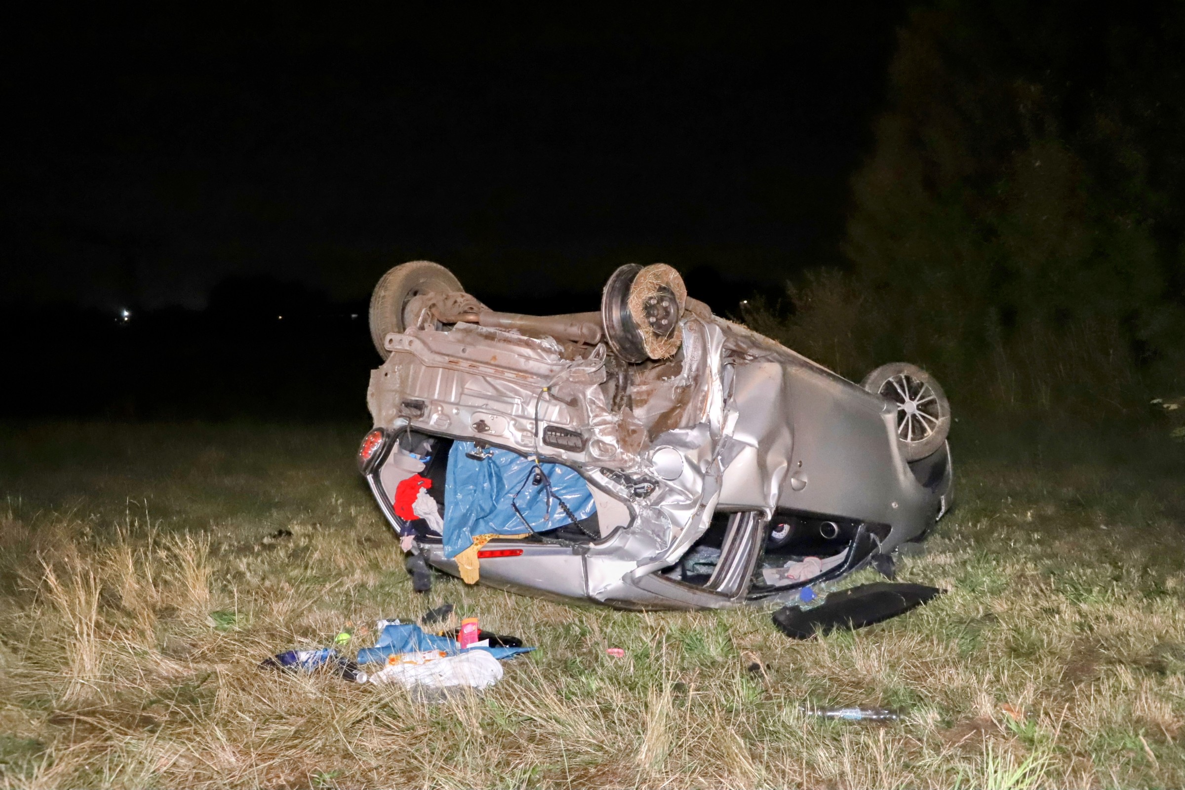 Vier gewonden na ongeval tussen auto en bestelbus